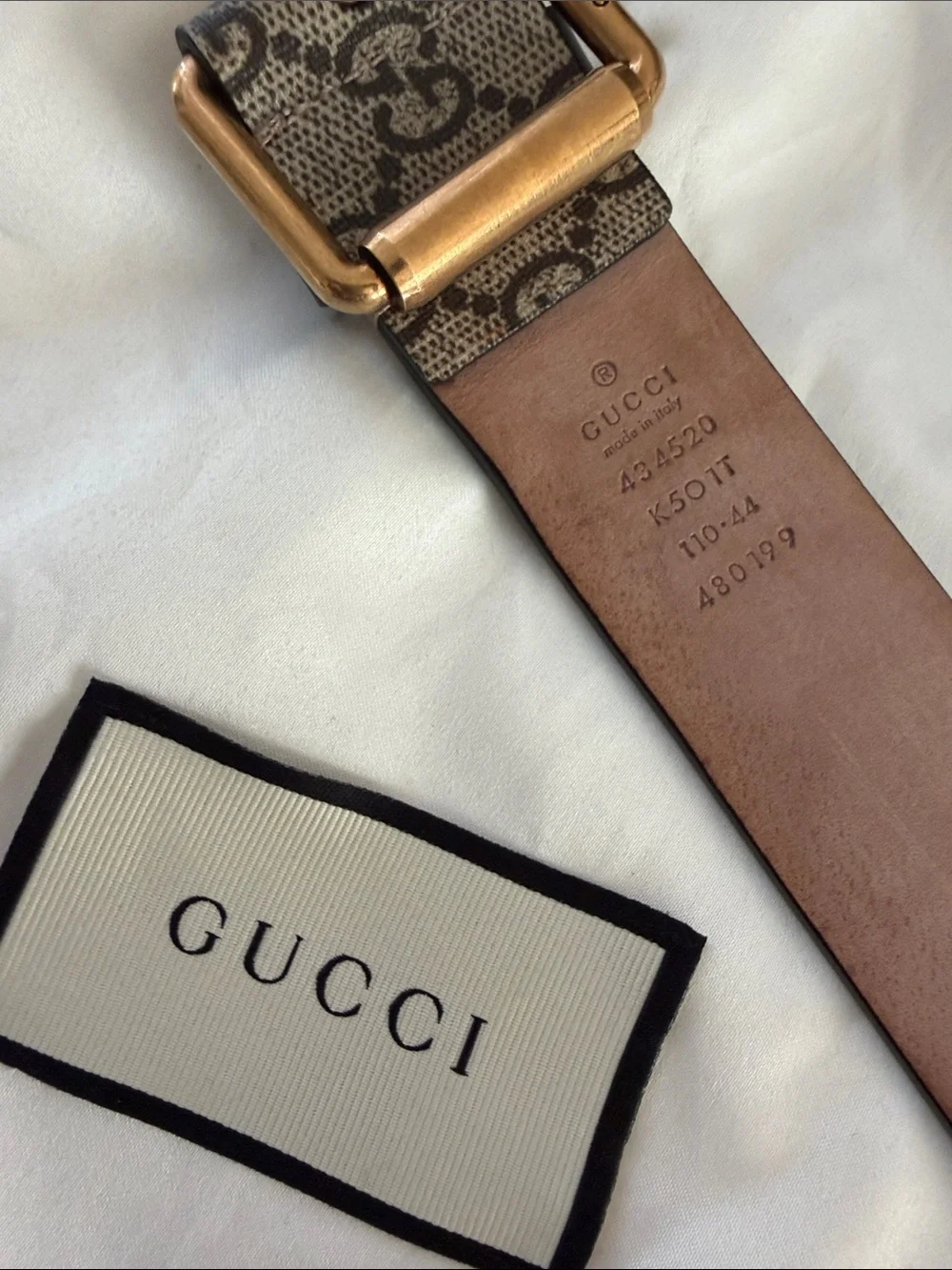 Gucci designer belt